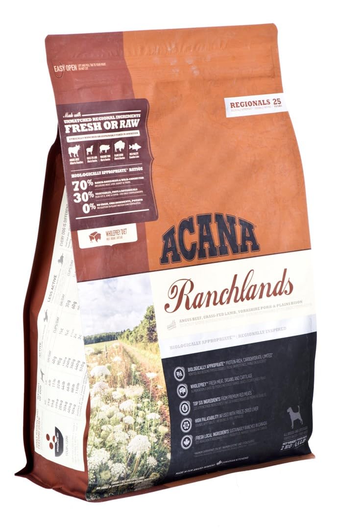 Acana Ranchland Dog Food, 2 kg
