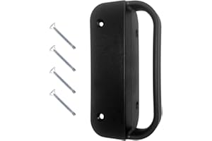 Jake Sales Universal Nylon GATE Handle -Black: Pull Works with Wood, Metal, or Vinyl Gates. (1 Pack)