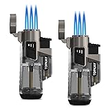 Cigar Lighter Triple Jet Flame Butane Torch