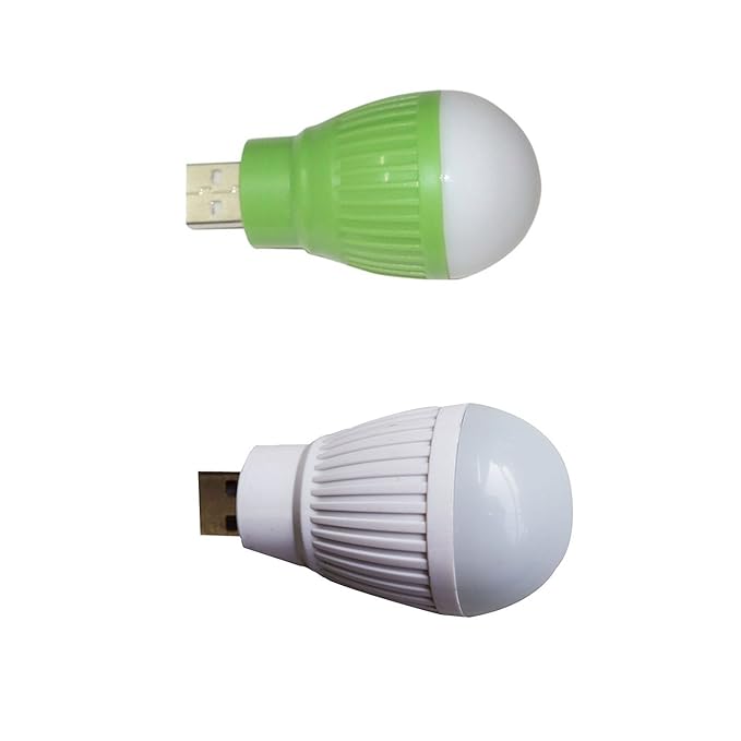 Ball Bulb Shaped Super Bright USB Powered Mini LED Night Light (Multi Color)