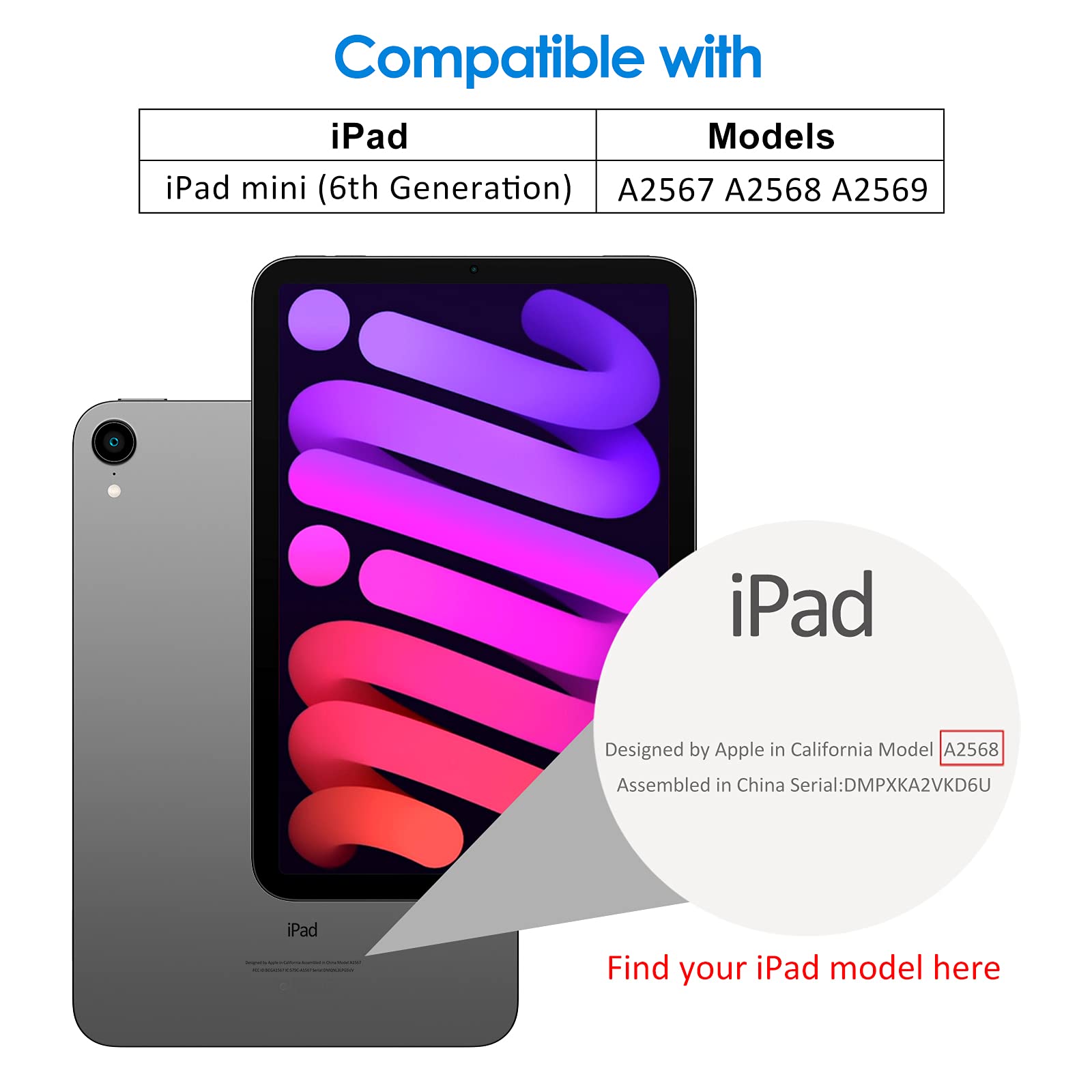 JETech Screen Protector for iPad mini (A17 Pro, 2024 Model, 7th Generation) / mini 6 (2021 Model, 6th Generation), 8.3-Inch, Tempered Glass Film, 2-Pack