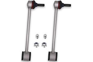 Lithops K6700 Zinc-Nickel Alloy Rear Stabilizer Sway Bar Links Greaseable for Jeep Wrangler/JK Cadillac Escalade GMC Yukon/XL Hummer H2 Chevy/Chevrolet Avalanche Suburban Left+Right(Side) 2PCS