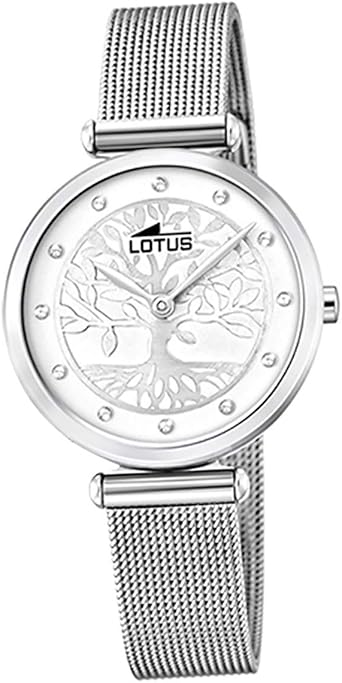 Lotus Reloj Analógico para Mujer de Cuarzo con Correa en Acero Inoxidable 18708/1