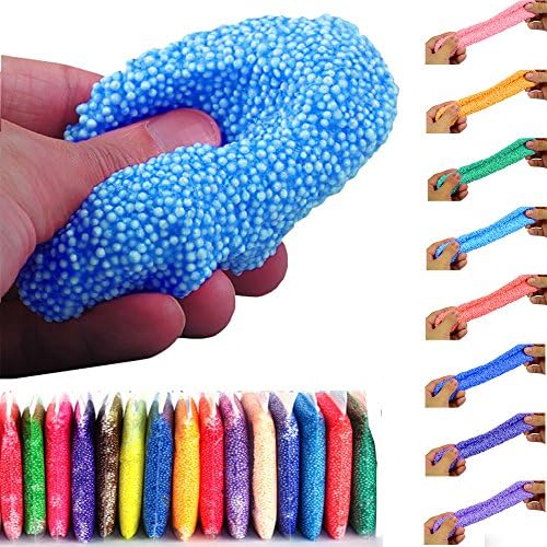 Slime Supplies Kit,60 Pack Slime Beads Charms,Include Foam Balls,Fishbowl beads,Fruit Flower Animal Slices,Glitter Jars,Pearls,Slime Tools for DIY Slime Making,Homemade Slime,Children Slime Party