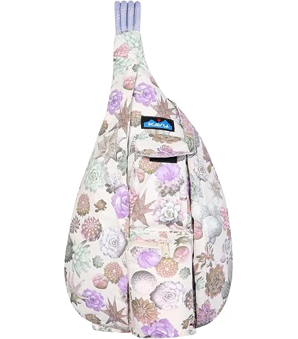 Amazon.com: KAVU Mini Rope Sling Pack with Adjustable Rope Shoulder Strap, Purple Ikat: Clothing, Shoes & Jewelry