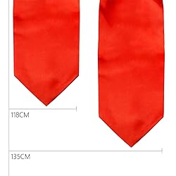 Dan Smith Red Cravat Neckerchief For Wedding Red