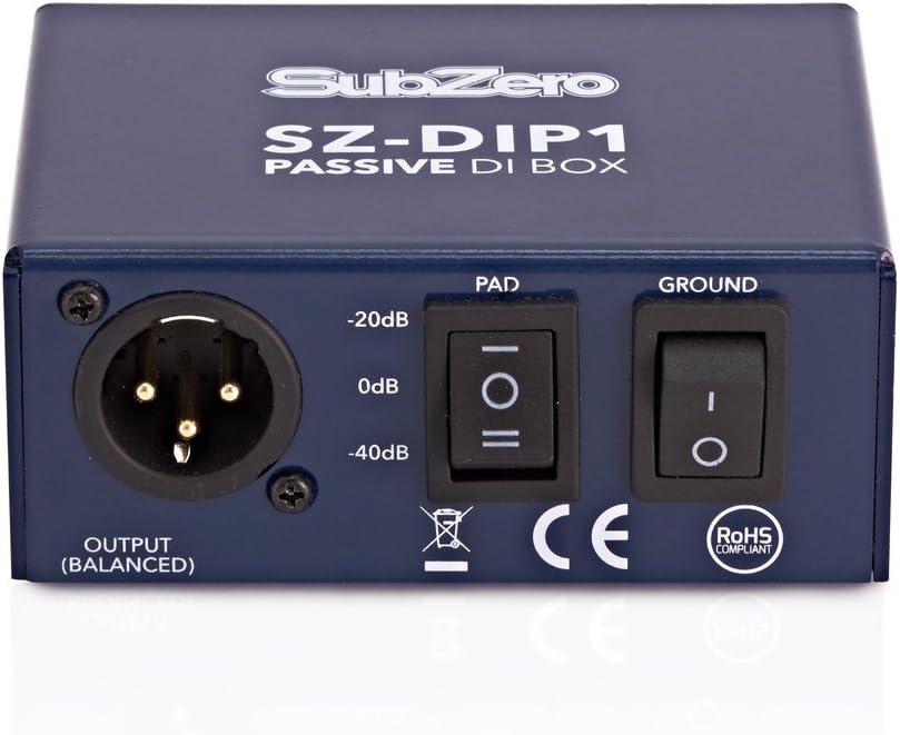 SubZero SZ-DIP1 Caja DI Pasiva: Amazon.es: Instrumentos musicales
