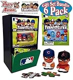 Party Animal TeenyMates MLB Series 4 Mini Figures Blind Bags Gift Set Party Bundle - 6 Pack