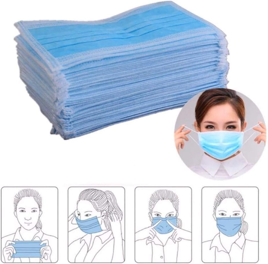 30 X SURGICAL FACE MASK EAR LOOPS - MEDICAL 2 PLY MASKS [ GREEN COLOR ] BY REAL ACCESSORIES