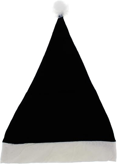 pink and blue santa hats