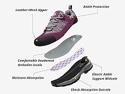 CAMEL CROWN Women's Hiking Shoes Lightweight