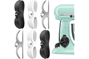 Wire Cord Organizer for Appliances, Yoelike Cord Wrap Holder Stick On Cooker Accessories for Mixer, Blender, Toaster, Coffee Maker, Pressure Cooker and Air Fryer Storage (6Pack)