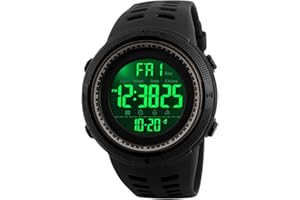 SKMEI Men's Digital Sports Watch Waterproof Military Stopwatch Countdown Auto Date Alarm