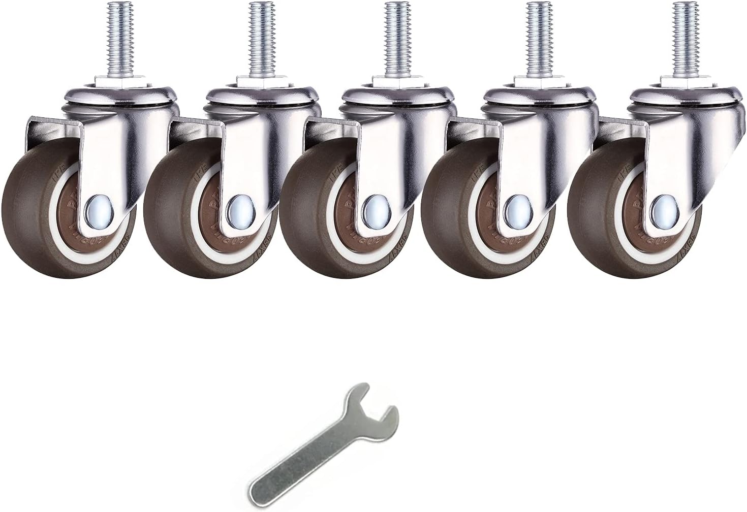 5 Pcs Caster Wheels Heavy Duty,Swivel Caster Wheels,Office Chair