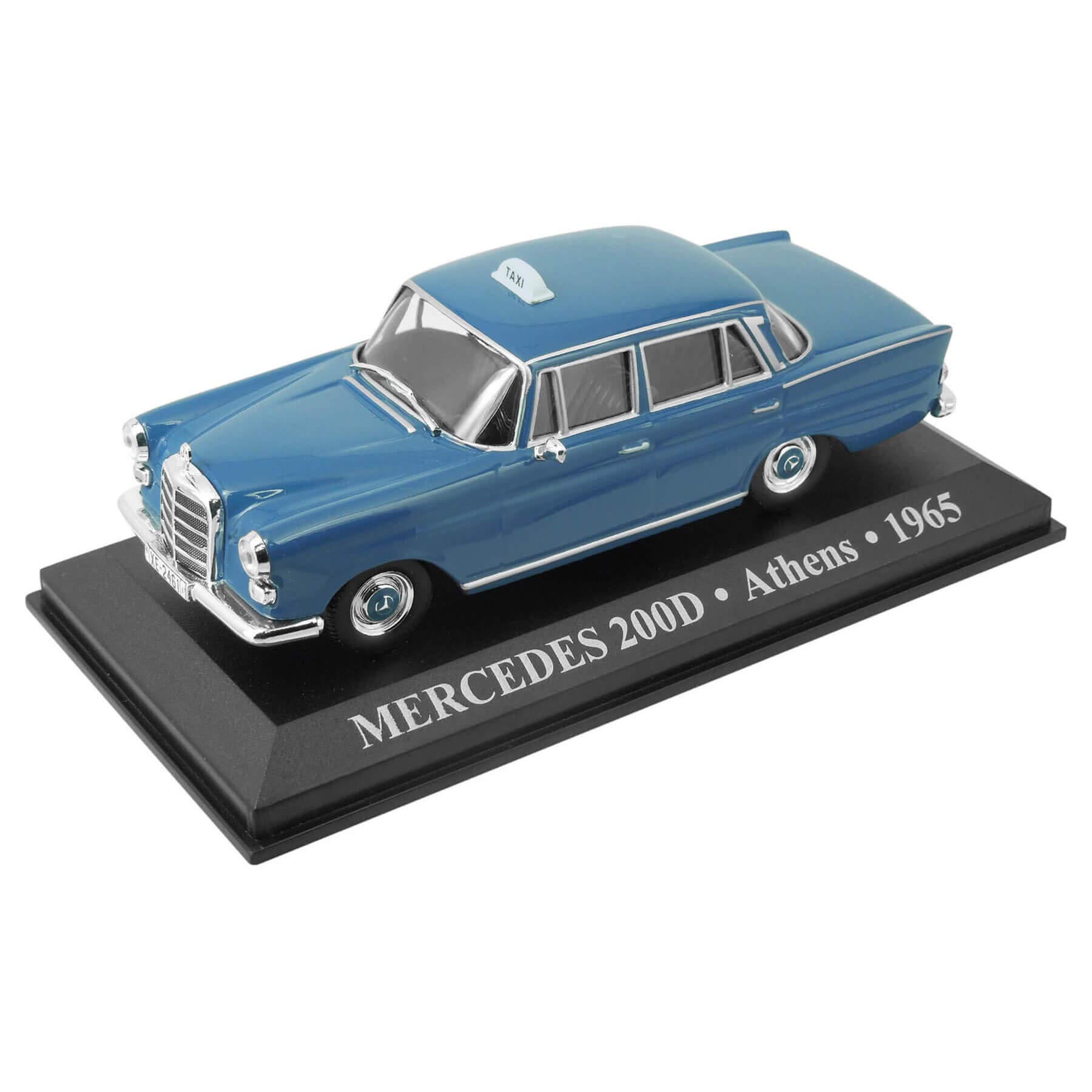 Model car Mercedes 200D - Taxi Athens 1965 (1:43) - blue