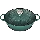 Le Creuset Olive Branch Collection Enameled Cast Iron Signature Soup Pot with Embossed Lid, 5.25 qt., Artichaut
