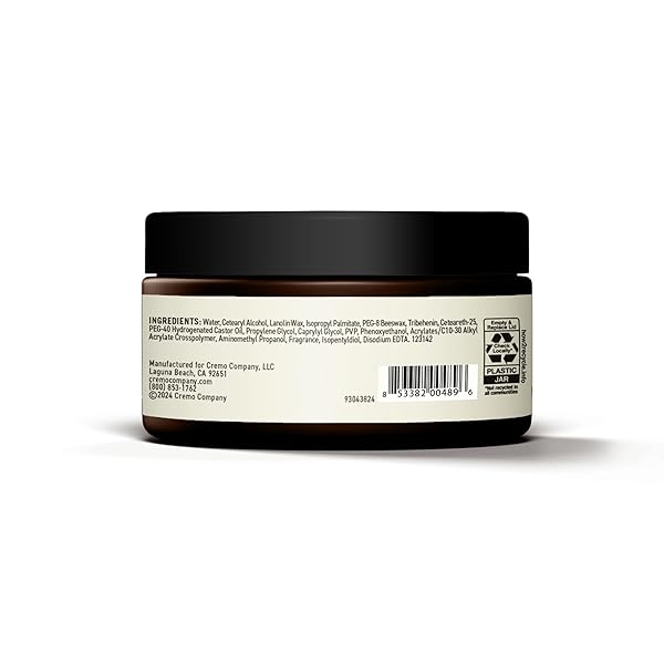 CREMO HAIR THICKENING PASTE FOR MEN – PREMIUM BARBER GRADE THICKENING PASTE, HIGH HOLD AND LOW SHINE, HAIR STYLING 4 OZ