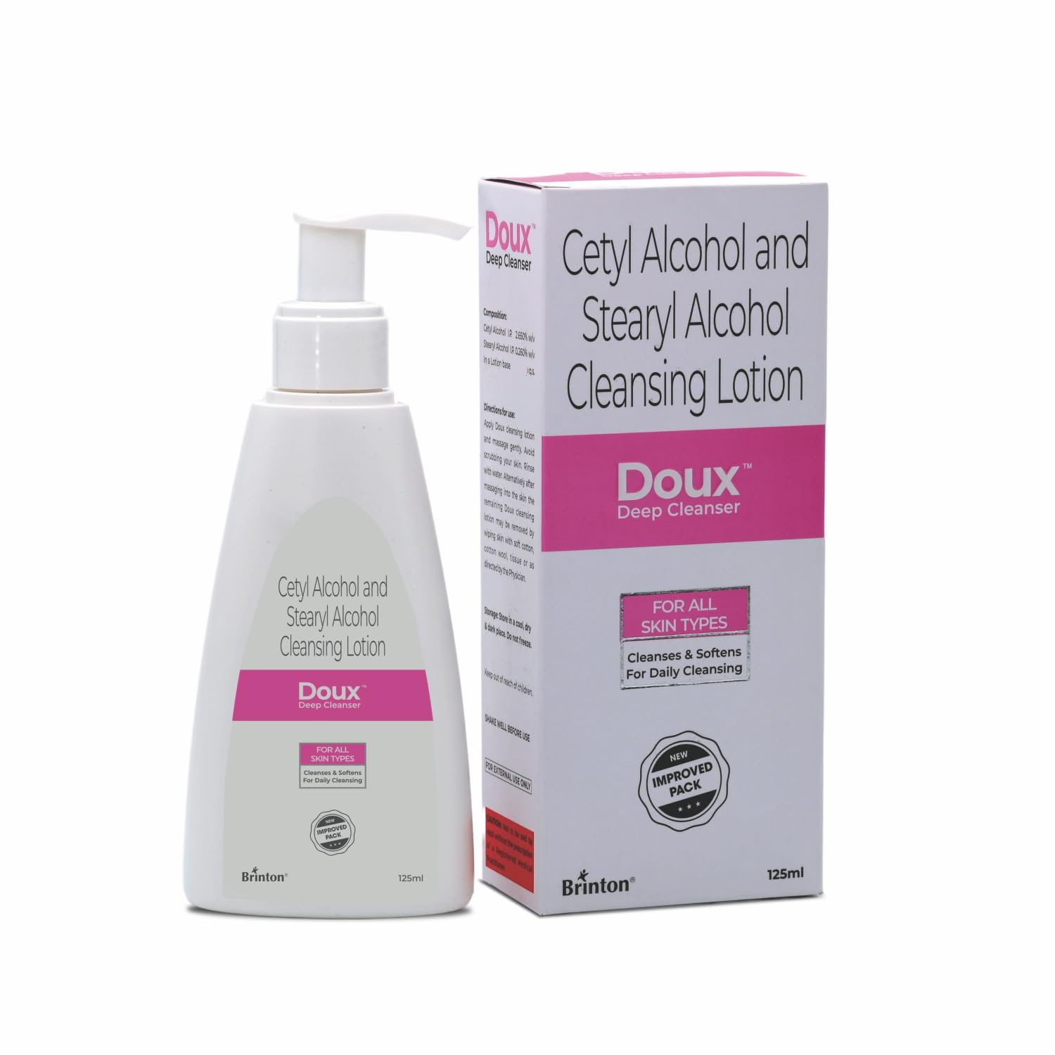 Doux Deep Daily Cleanser, Face Cleansing & Softens Skin | Moisturization & Nourishment, Daily Care, Make-Up Removal | For All Skin Types 125 ml