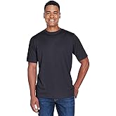 Team 365 Men's Sonic Heather Performance T-Shirt M BLACK HEATHER