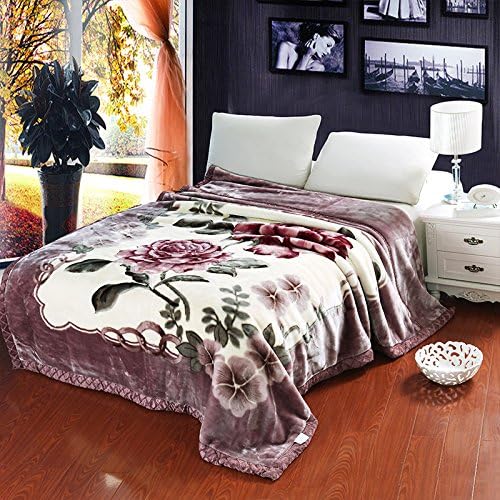 BDUK Raschel Blanket thickened the spring and autumn single double coral blanket double winter quilt blankets and students were ,150x200cm, energy