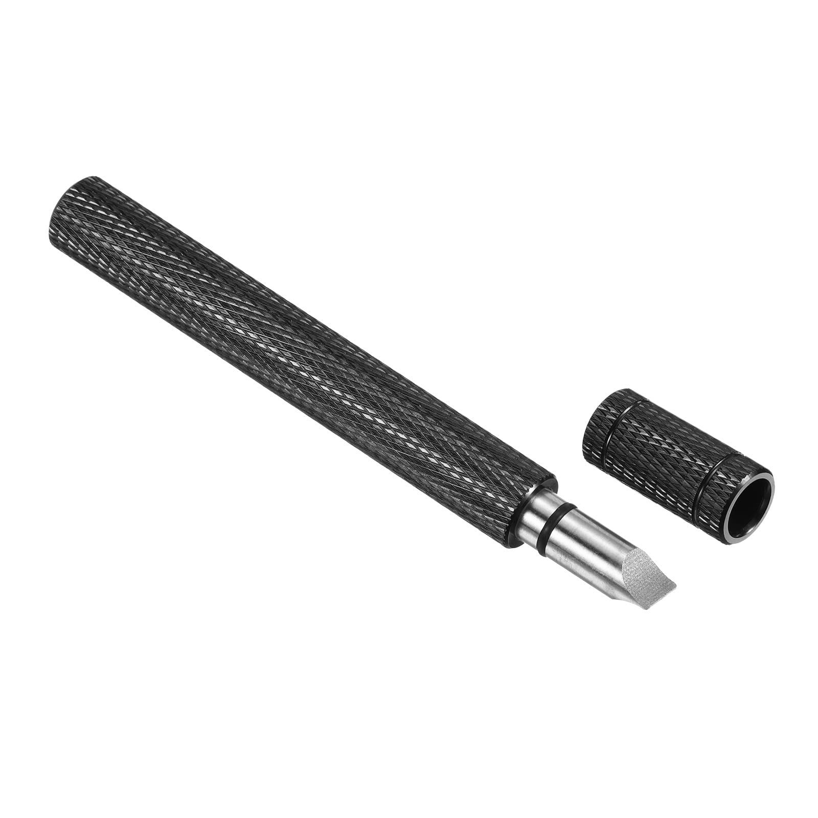 PATIKIL Golf Club Groove Sharpener, U V Type Square Re-Grooving Tool Golf Club Cleaning for Golf Irons Wedges Utility Clubs, Black