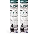 Layers 2 Pack Large Lint Roller Refill, Suitable for Most Large Rollers, mega Rollers, 10 in Wide Rollers in The Market