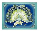 Pretty As A Peacock 35.5in Panel Cobalt Fabric