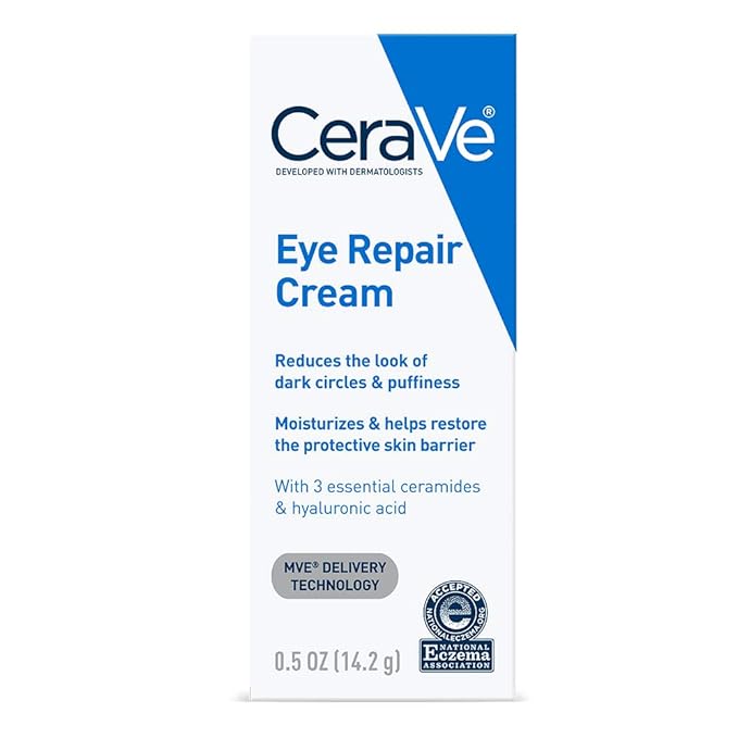 CeraVe Eye Repair Cream 0.5 oz Eye Cream for Dark