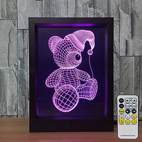 Night Light for Kids Photo Frame Lamp with Remote Controller LED Touch Table Lamp 7 Colors Changing Christmas Lights for Room Decorative and Kids lamp Christmas Decorations