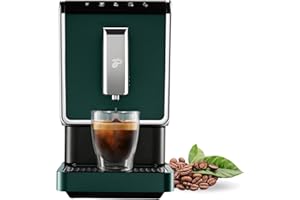 Tchibo Automatic Espresso & Coffee Machine with Built-in Grinder, No Coffee Pods Needed, Green