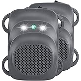 Angveirt Under Hood Rodent Repeller Ultrasonic Rodent Repellent for Car Engine Rat Deterrent Keep Mice Out of Vehicle 24V 12V Mouse Repeller Wires RV Protection 2 Pack