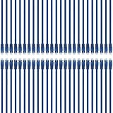 GearIT 50-Pack, Cat 6 Ethernet Cable Cat6 Snagless Patch 0.5 Feet - Snagless RJ45 Computer LAN Network Cord, Blue - Compatible with 48 Port Switch POE Rackmount 48port Gigabit