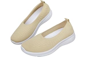 AIMAOMI Orthopedic Shoes for Women,Womens Wide Width Breathable Sneaker Non Slip on Sneakers Arch Support Soft Nurse Shoes