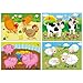 Galt Toys, 4 Puzzles in A Box - Farm, for Ages 36, Multi-Colored, 12
