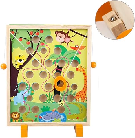 Amazon Konrev 宝探しゲーム パズル 木製 ゲームボード 知育玩具 脳力 トレーニング 大人でも楽しめるゲーム 誕生日 男の子 アクセサリーケース プレゼント ギフト 脳トレ 学習ゲーム おもちゃ