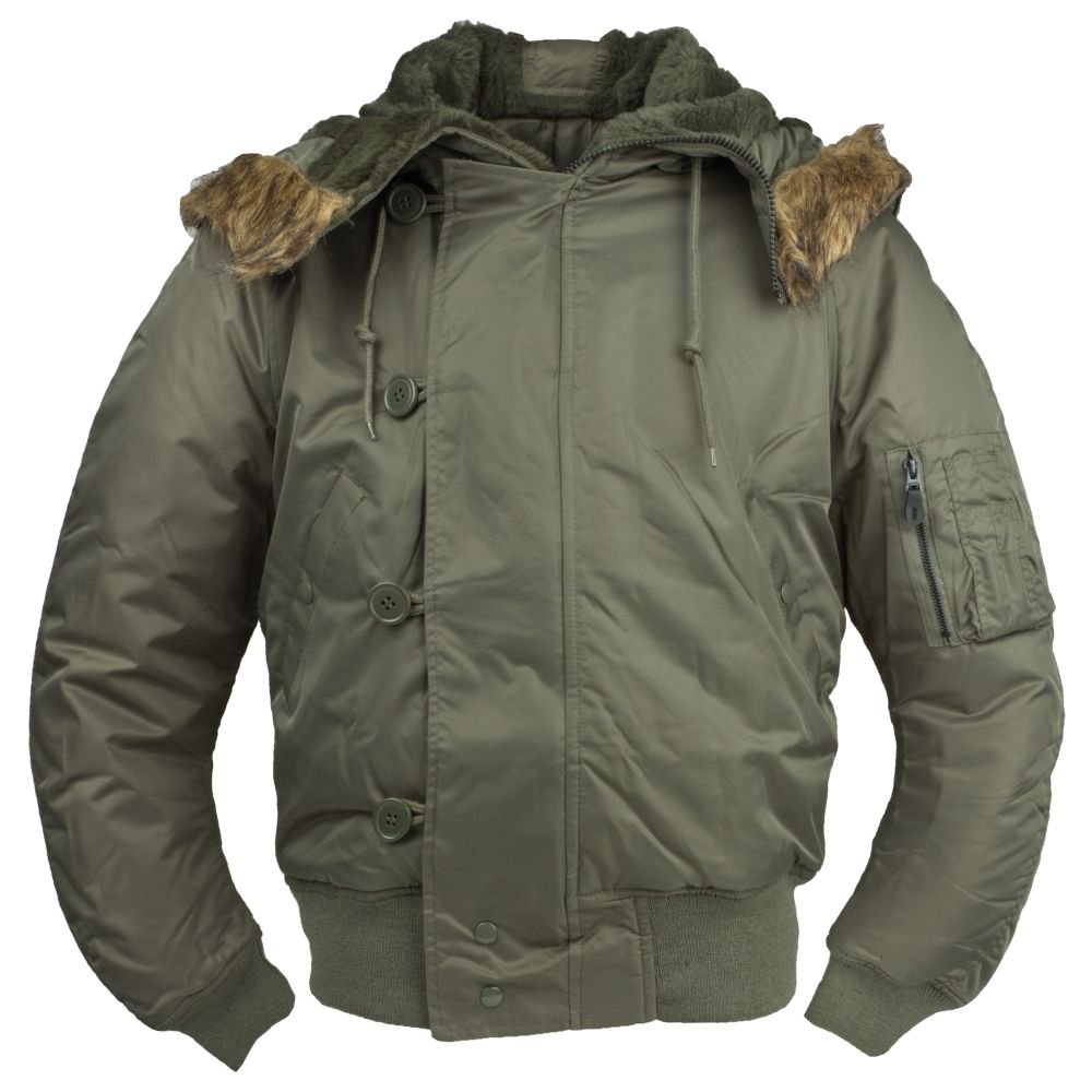 N2B ECW Army Snorkel Parka Flight Mens Jacket OLIVE GREEN SIZE XL Amazon.co.uk Sports & Outdoors