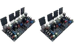 KUIOPYY 2X Mono Power Amplifier Board 1943+5200 High Power 200W After Tube Amp Board