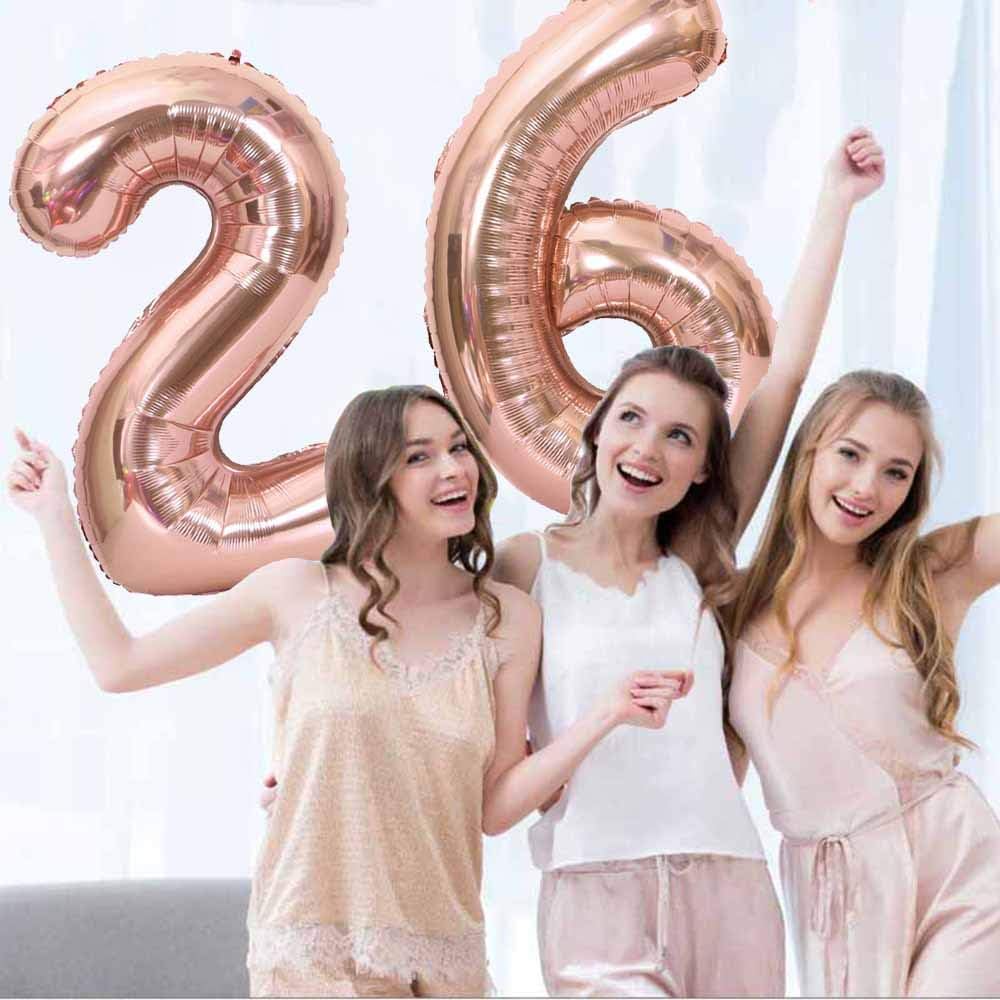 Ceqiny 40 Inch Giant Mylar Balloon, 26th Number Alphabet Foil Balloon for Birthday Party Wedding, Bridal Shower, Engagement - Image 5