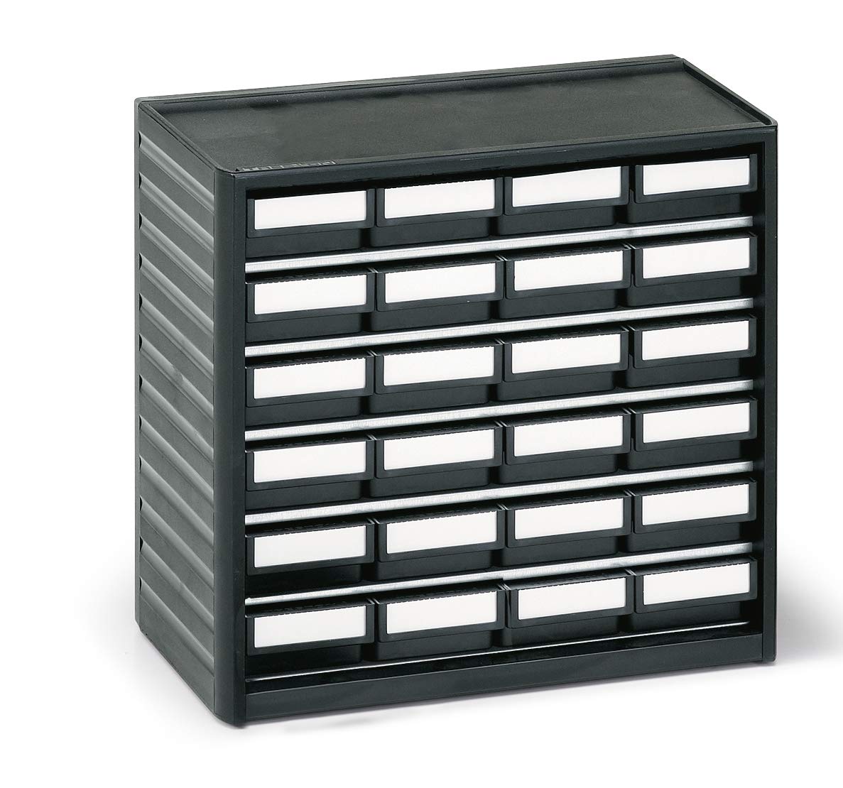 Treston 24 Individual Drawers, Drawer size 69 x 170 x 40mm, Black Esd, (291-4ESD)