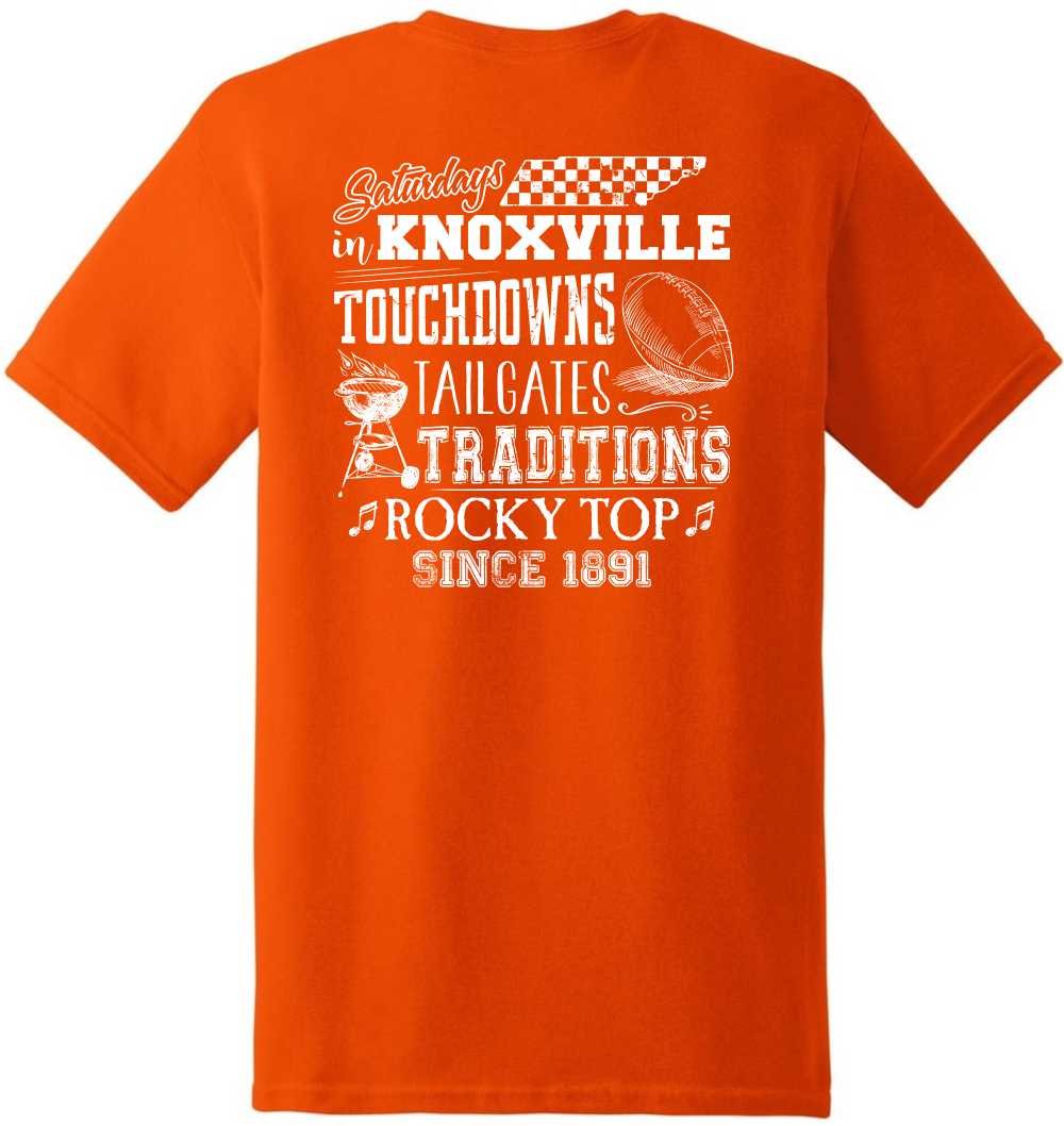 Tennessee Fan Knoxville On Saturday Football Touchdowns Tailgates And