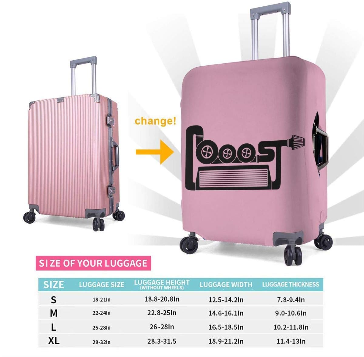 suitcase with engine