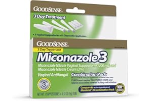 GoodSense Miconazole Nitrate Vaginal Suppositories (200 mg) and Miconazole Nitrate Cream (2%)