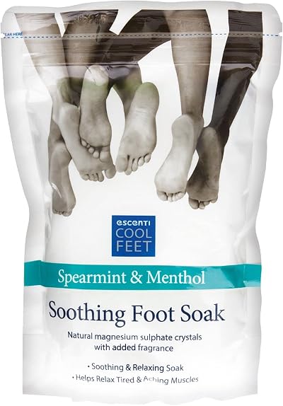 Escenti Cool Feet Soothing Spearmint Menthol Essential Foot Soak 150ml
