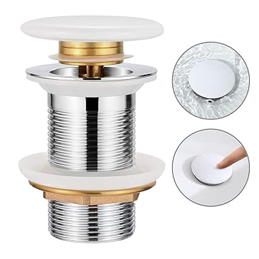 Synlyn Universal Ablaufgarnitur Ohne Überlauf für Waschbecken ...