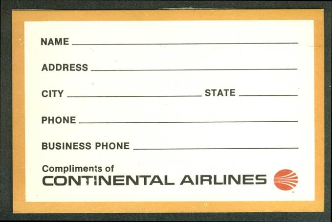 continental airlines baggage