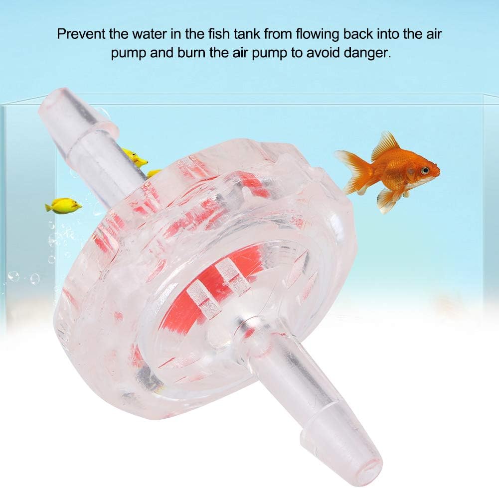 Non-Return Check Valve, 10Pcs Aquarium Air Pump One-Way Inline Check Valve Non Return Fit for Fish Tank(3mm) - Image 5