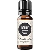 Edens Garden Jasmine- Sambac Absolute Essential Oil- 100% Pure Premium Grade, Undiluted, Natural, Therapeutic, Aromatherapy, The Best for Diffuser, Candle, Humidifiers, Kid Safe 10 ml (.33 fl oz)