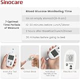 sinocare Safe-Accu Blood Glucose Test Strips 50 No Code Lancing not included view 4