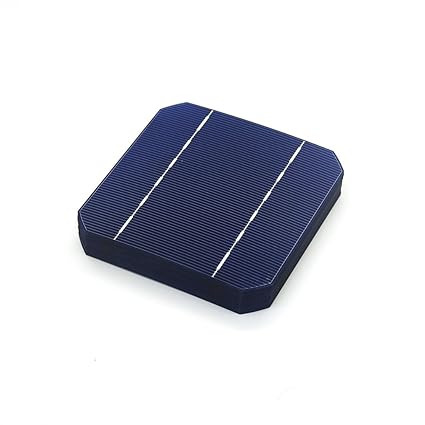 Generic 10 Pcs 17.6% 125 x 125MM Mono Solar Cells 5x5 Grade A monocrystalline Silicon PV Wafer For DIY Home Photovoltaic Solar Panels