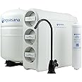 Aquasana SmartFlow™ Reverse Osmosis Water Filter System - High-Efficiency Under Sink RO Removes up to 99.99% of 90 Contaminants, Including Fluoride, Arsenic, Chlorine, and Lead - Matte Black Faucet
